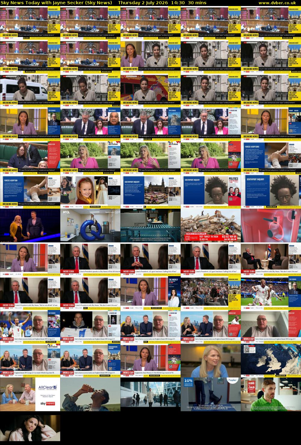 Sky News Today with Jayne Secker (Sky News) Thursday 2 July 2026 14:30 - 15:00