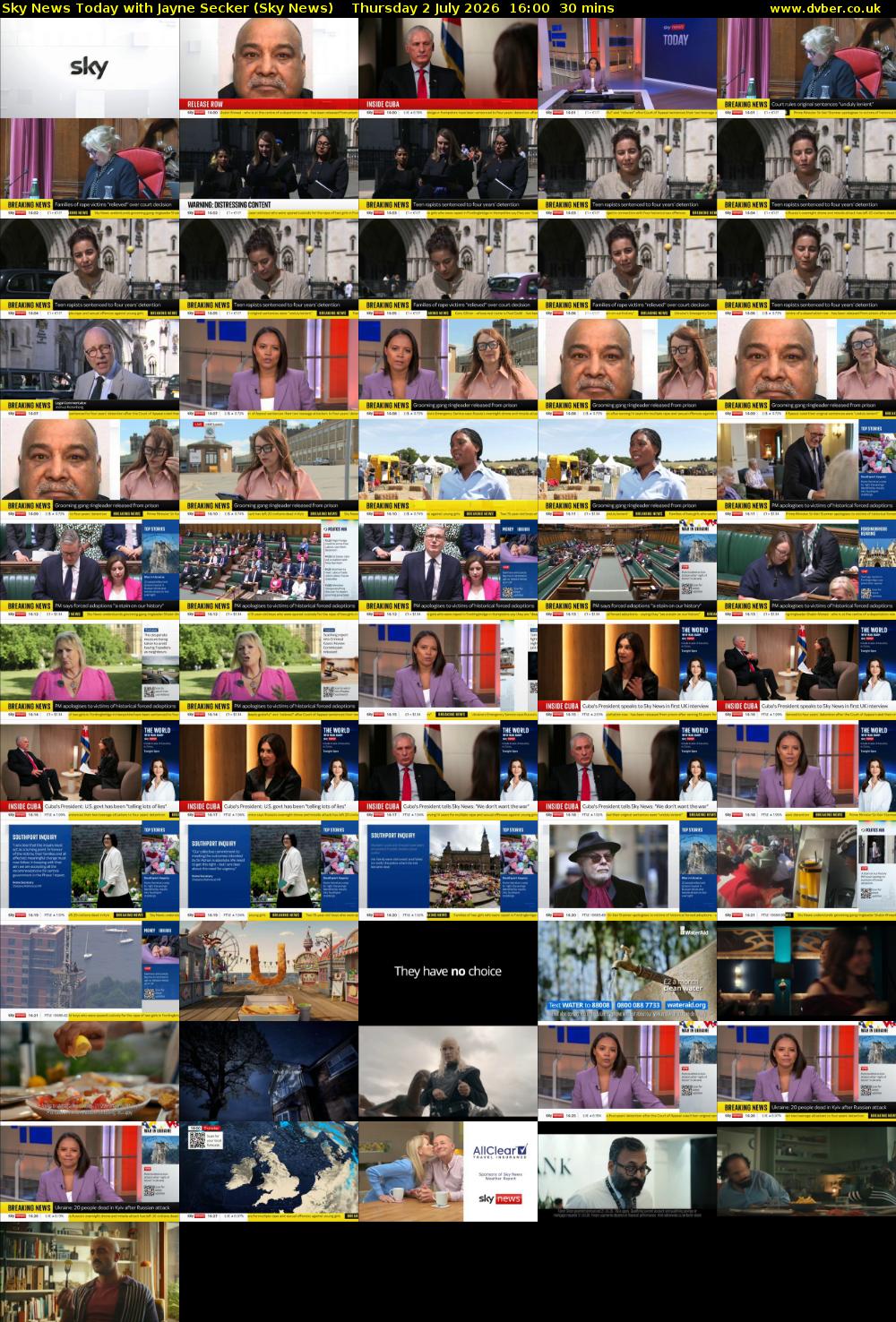 Sky News Today with Jayne Secker (Sky News) Thursday 2 July 2026 16:00 - 16:30