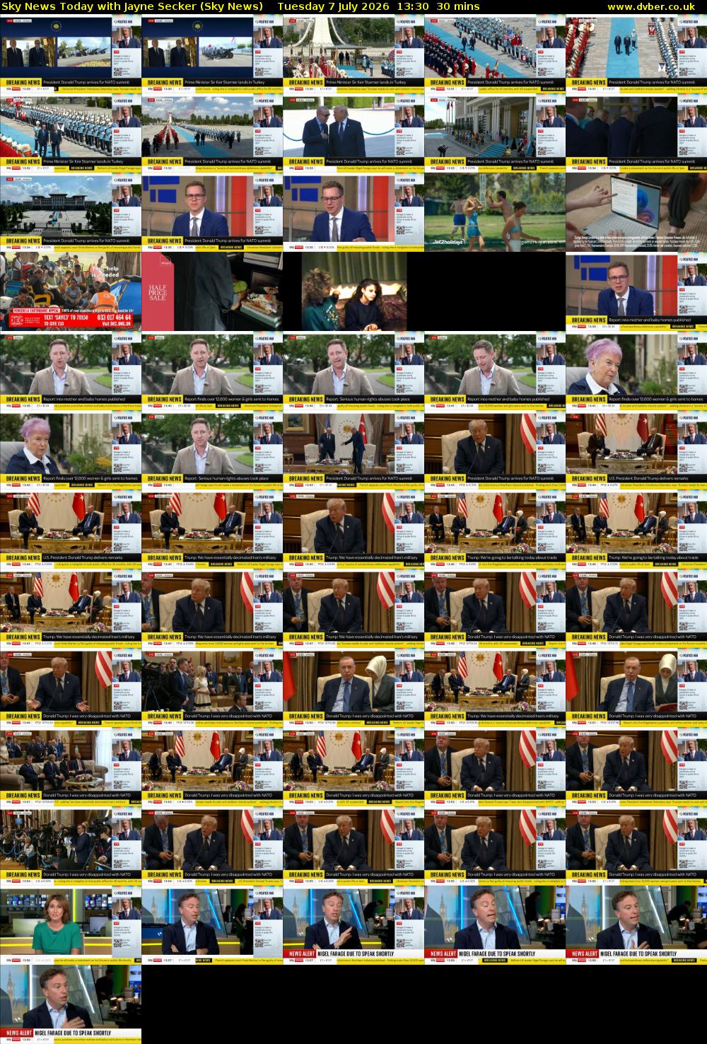 Sky News Today with Jayne Secker (Sky News) Tuesday 7 July 2026 13:30 - 14:00