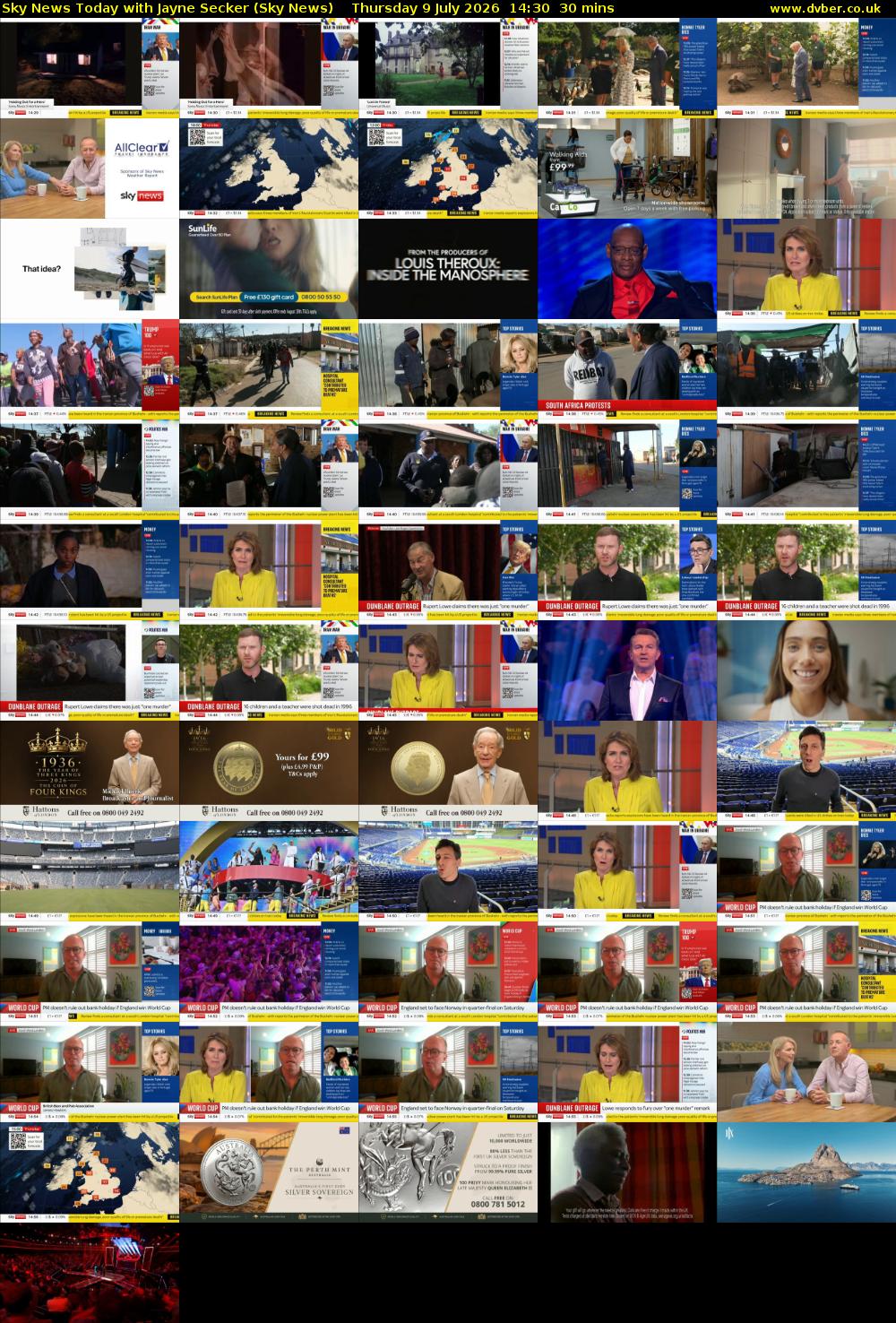 Sky News Today with Jayne Secker (Sky News) Thursday 9 July 2026 14:30 - 15:00