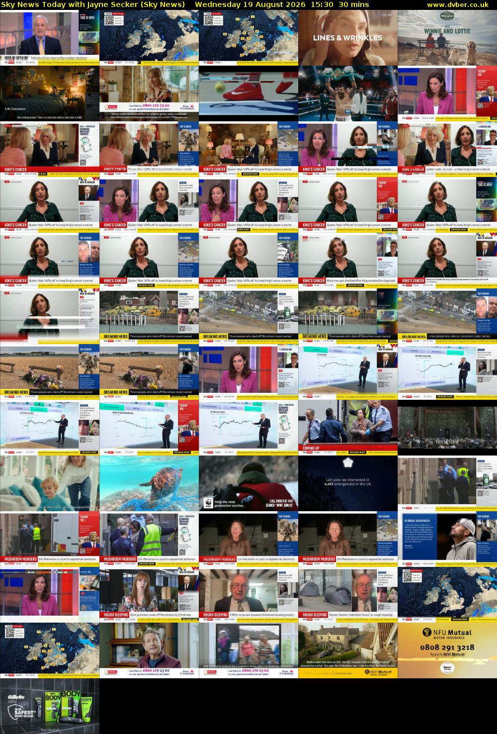 Sky News Today with Jayne Secker (Sky News) Wednesday 19 August 2026 15:30 - 16:00