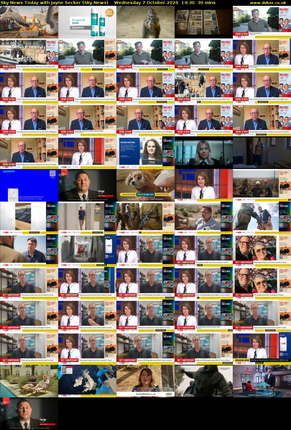Sky News Today with Jayne Secker (Sky News) Wednesday 7 October 2026 14:30 - 15:00