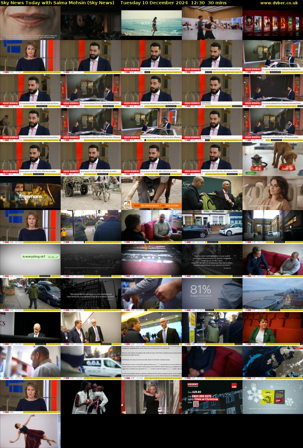 Sky News Today with Saima Mohsin (Sky News) Tuesday 10 December 2024 12:30 - 13:00
