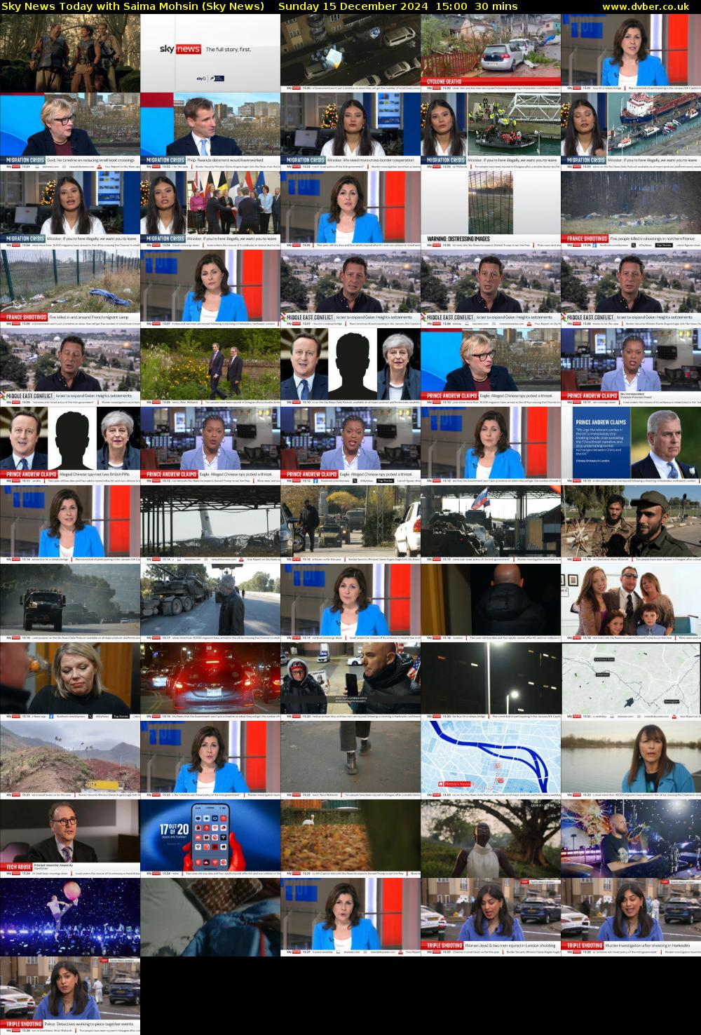Sky News Today with Saima Mohsin (Sky News) Sunday 15 December 2024 15:00 - 15:30