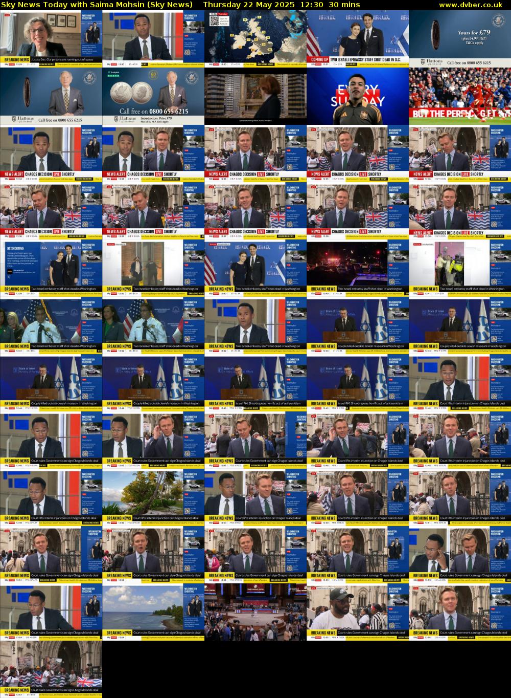 Sky News Today with Saima Mohsin (Sky News) Thursday 22 May 2025 12:30 - 13:00