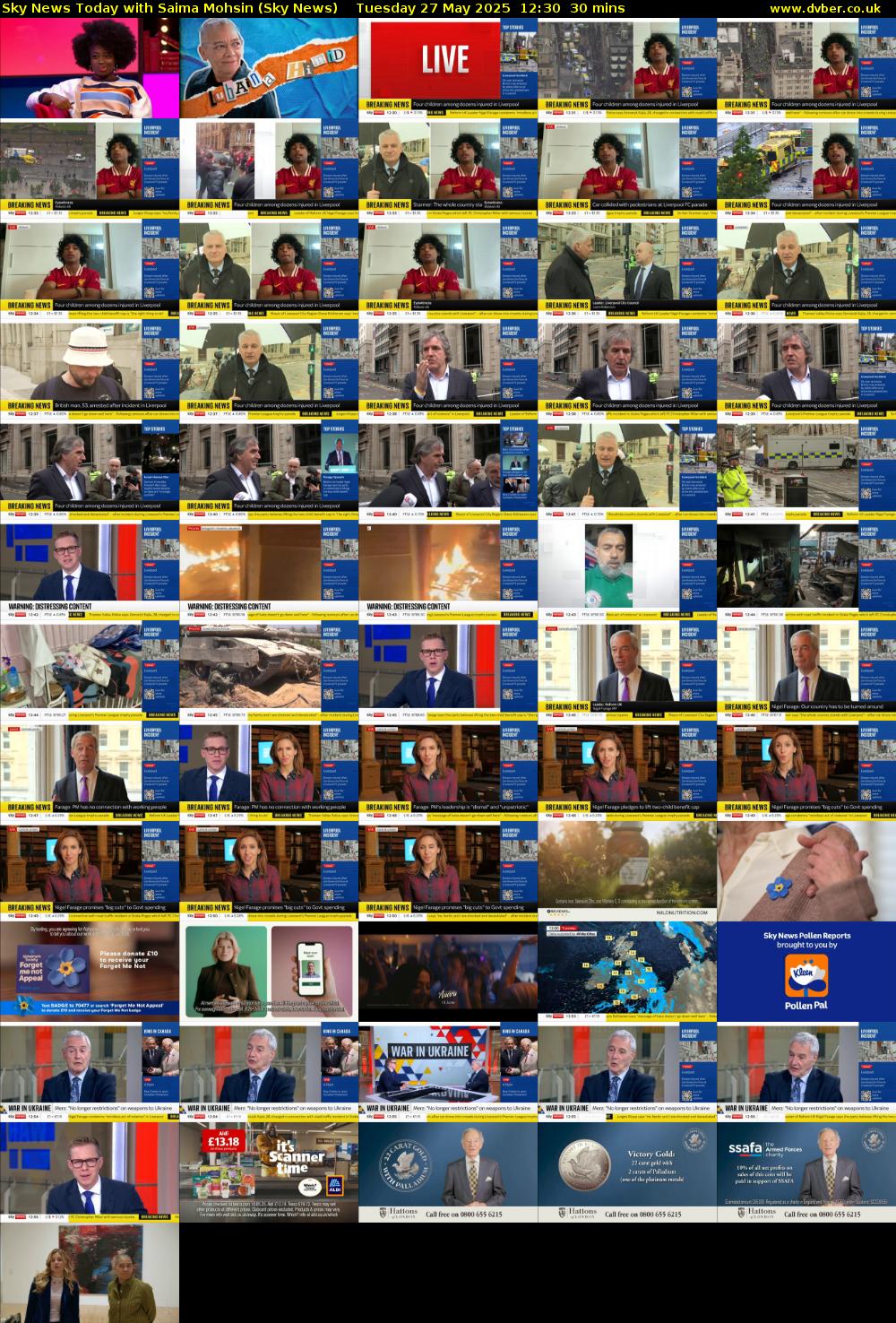 Sky News Today with Saima Mohsin (Sky News) Tuesday 27 May 2025 12:30 - 13:00