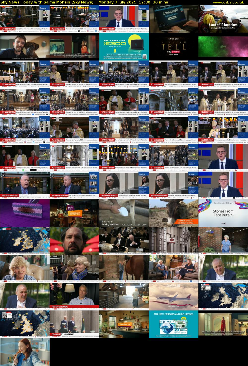 Sky News Today with Saima Mohsin (Sky News) Monday 7 July 2025 12:30 - 13:00