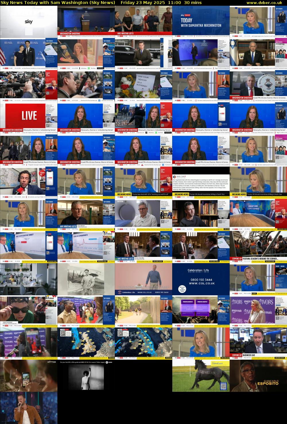 Sky News Today with Sam Washington (Sky News) Friday 23 May 2025 11:00 - 11:30