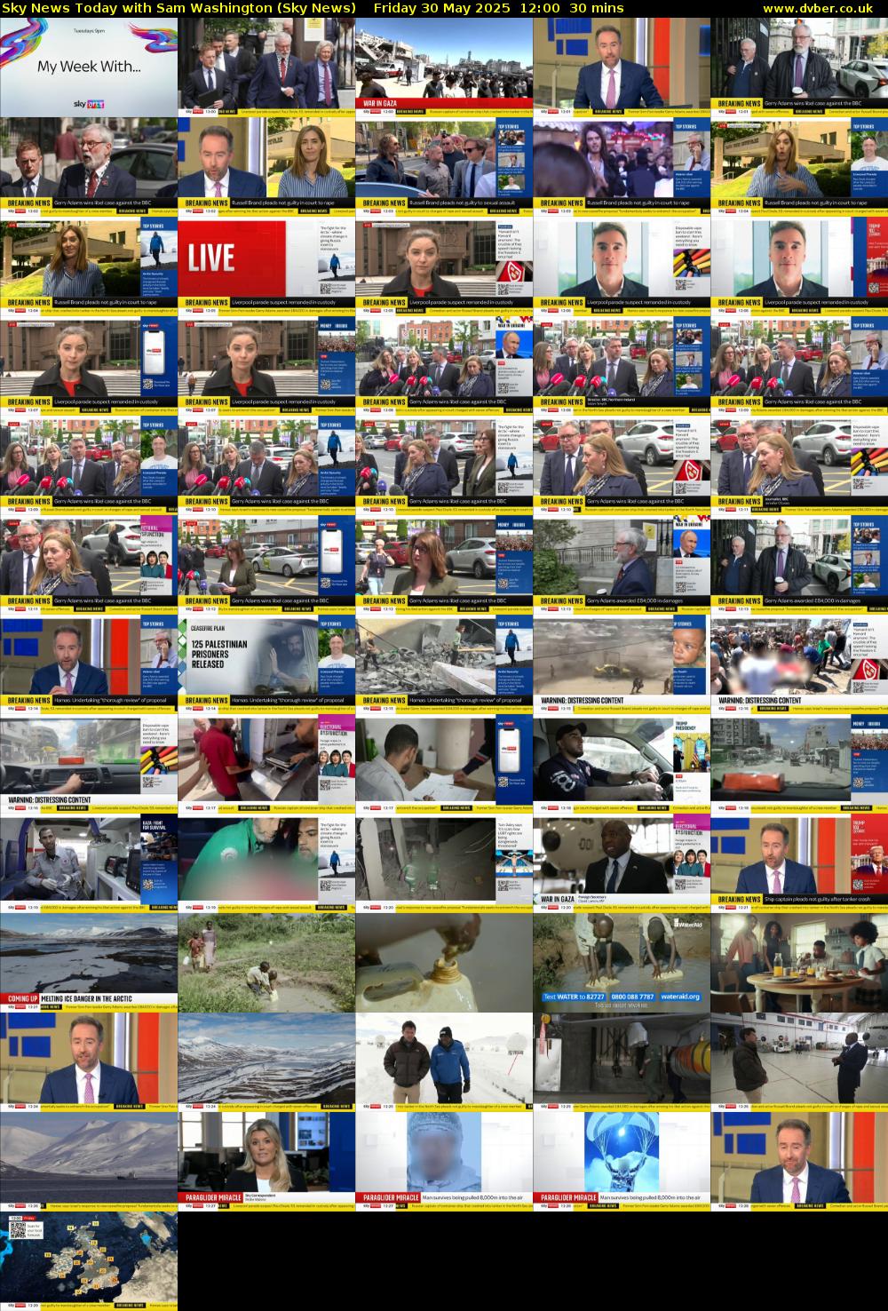 Sky News Today with Sam Washington (Sky News) Friday 30 May 2025 12:00 - 12:30