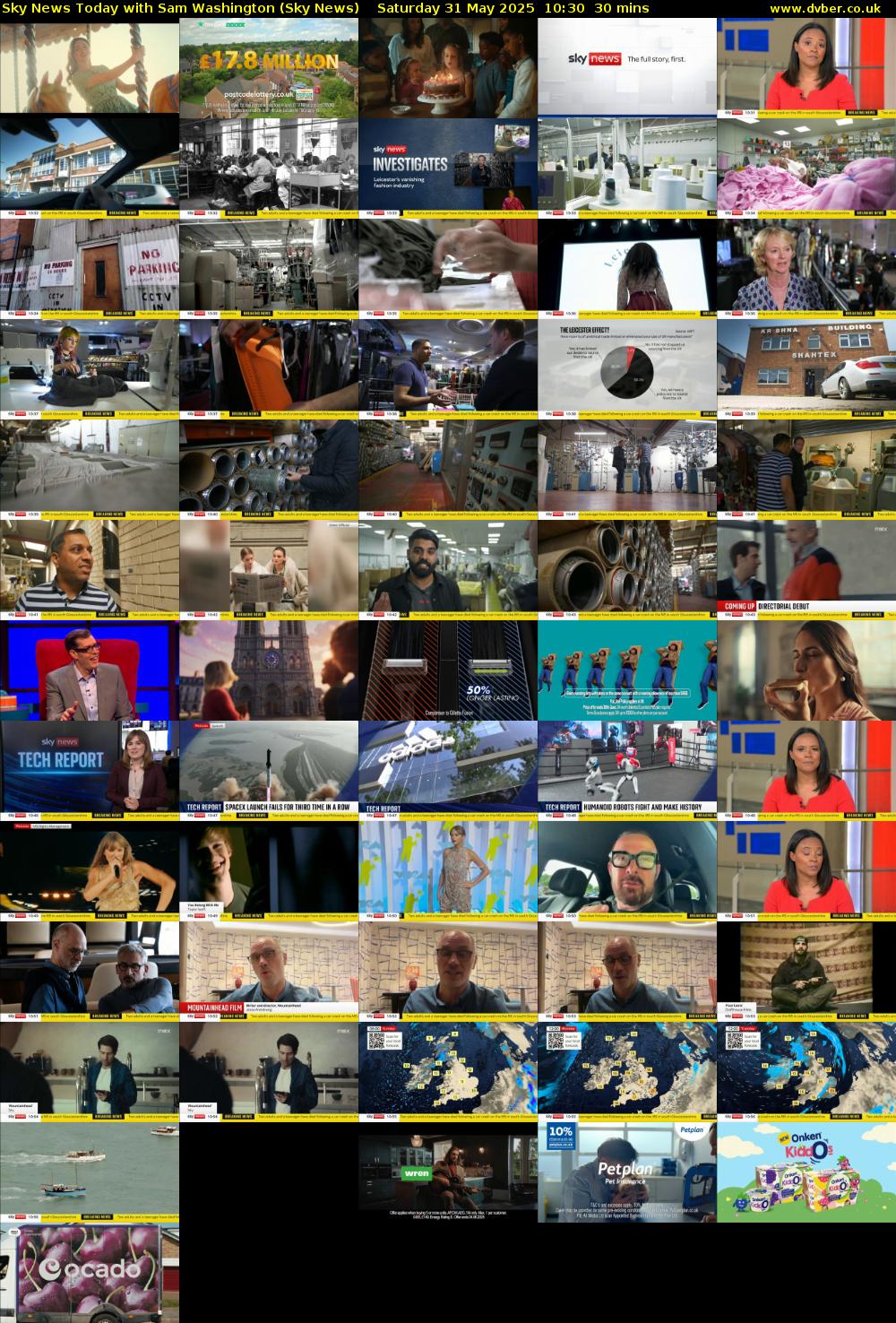 Sky News Today with Sam Washington (Sky News) Saturday 31 May 2025 10:30 - 11:00