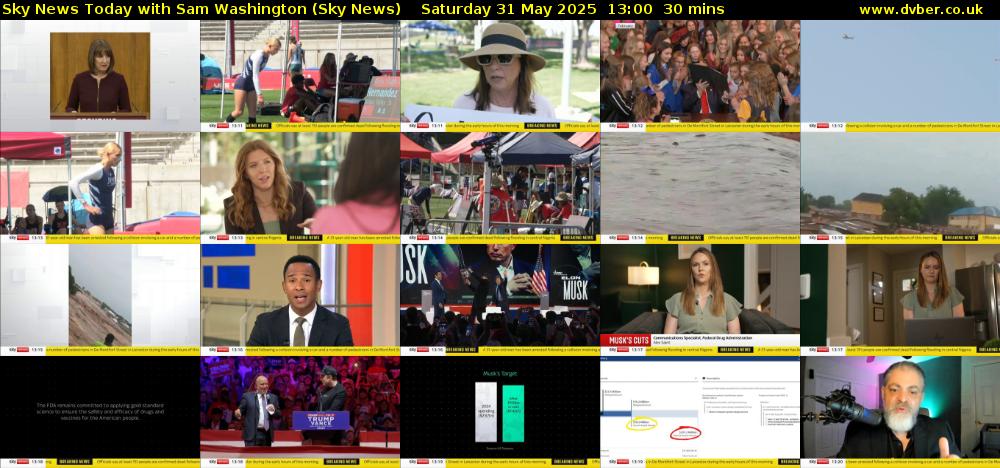 Sky News Today with Sam Washington (Sky News) Saturday 31 May 2025 13:00 - 13:30