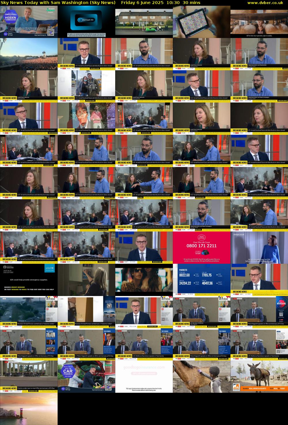 Sky News Today with Sam Washington (Sky News) Friday 6 June 2025 10:30 - 11:00