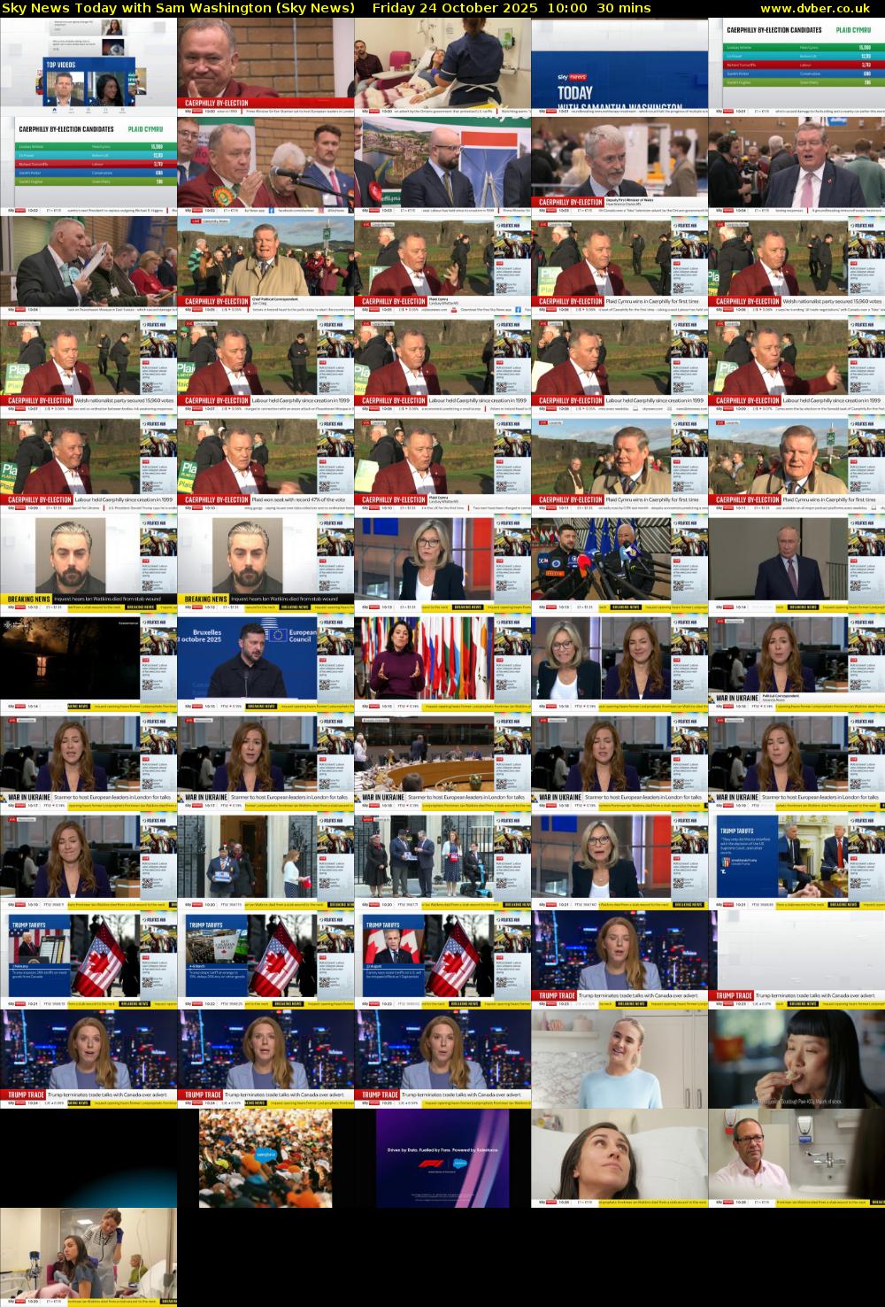 Sky News Today with Sam Washington (Sky News) Friday 24 October 2025 10:00 - 10:30