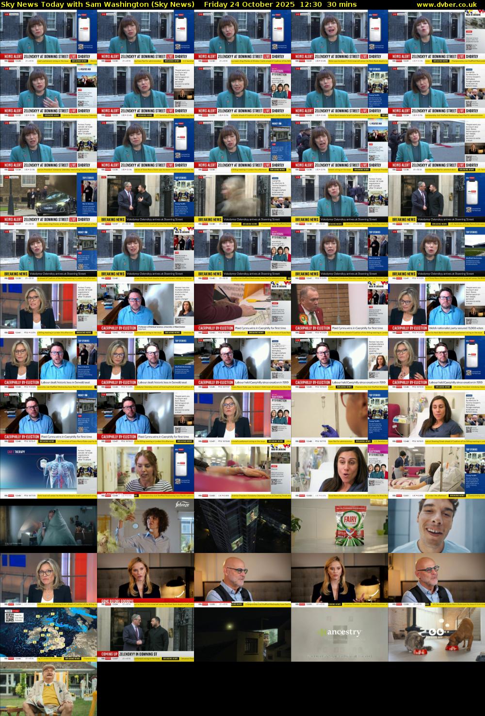 Sky News Today with Sam Washington (Sky News) Friday 24 October 2025 12:30 - 13:00