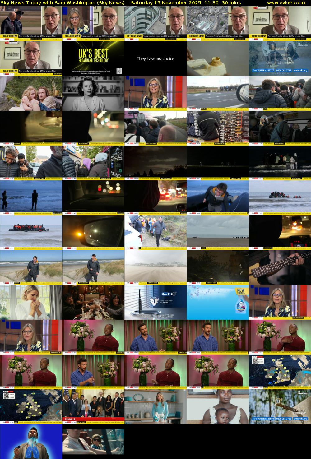 Sky News Today with Sam Washington (Sky News) Saturday 15 November 2025 11:30 - 12:00