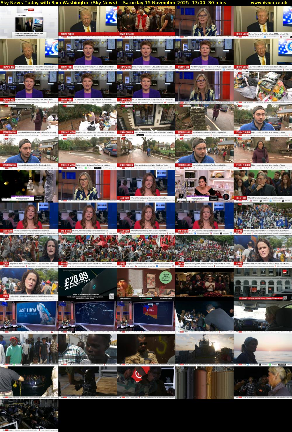 Sky News Today with Sam Washington (Sky News) Saturday 15 November 2025 13:00 - 13:30