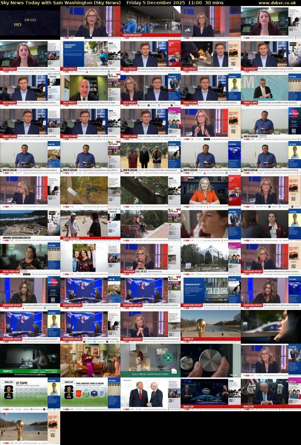 Sky News Today with Sam Washington (Sky News) Friday 5 December 2025 11:00 - 11:30