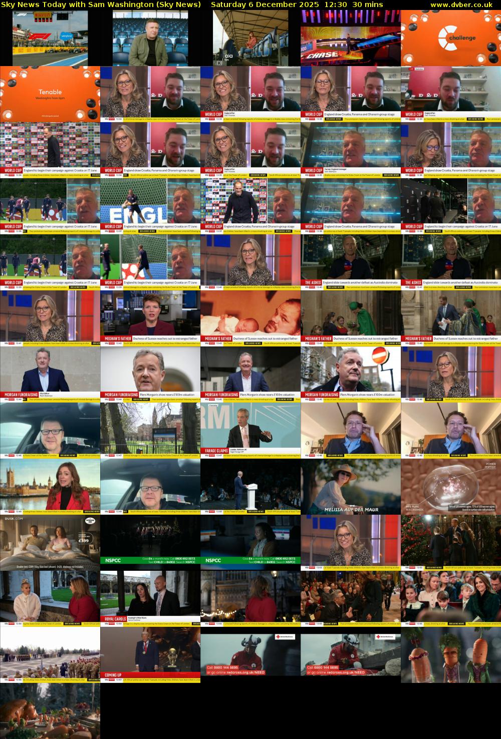 Sky News Today with Sam Washington (Sky News) Saturday 6 December 2025 12:30 - 13:00