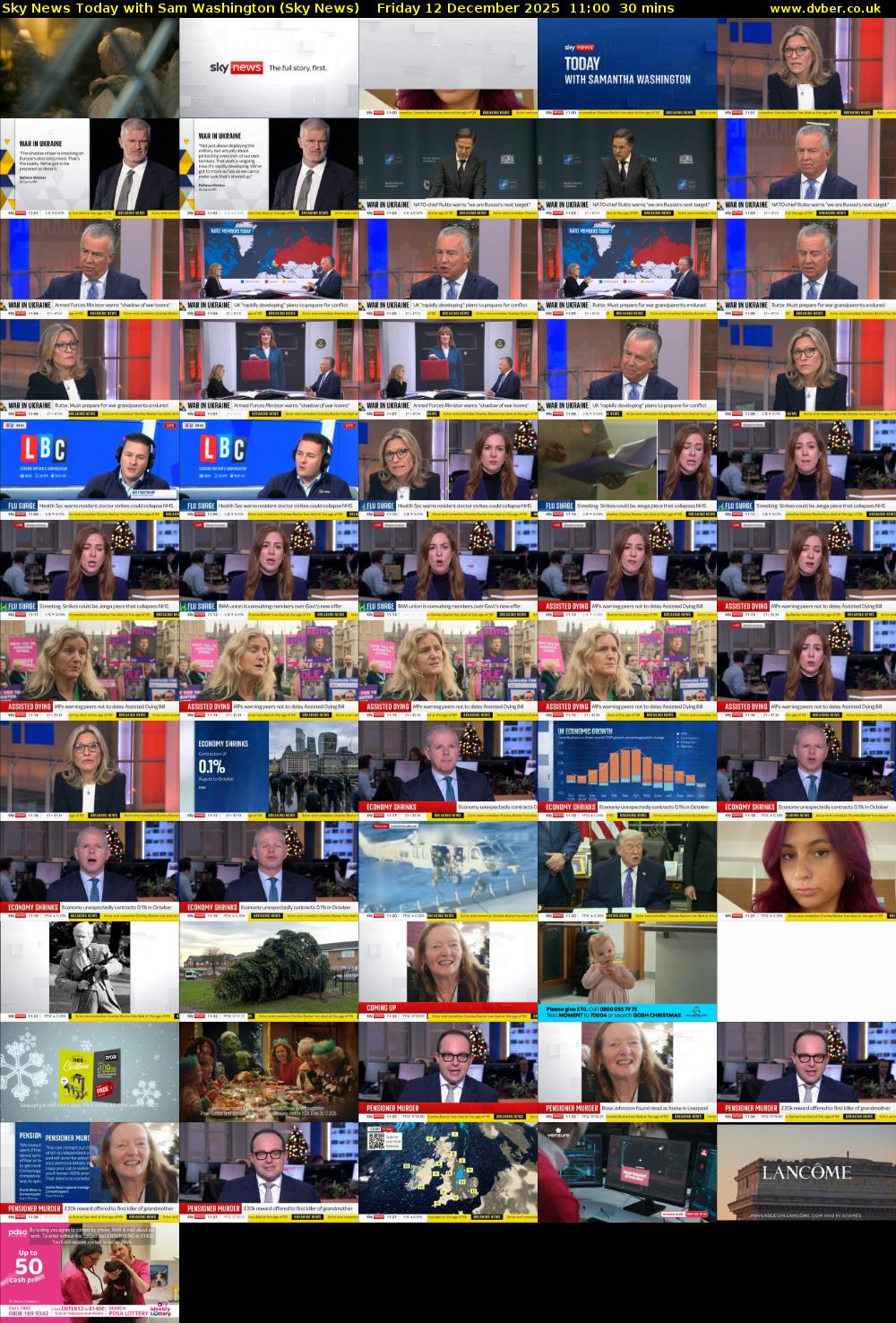 Sky News Today with Sam Washington (Sky News) Friday 12 December 2025 11:00 - 11:30