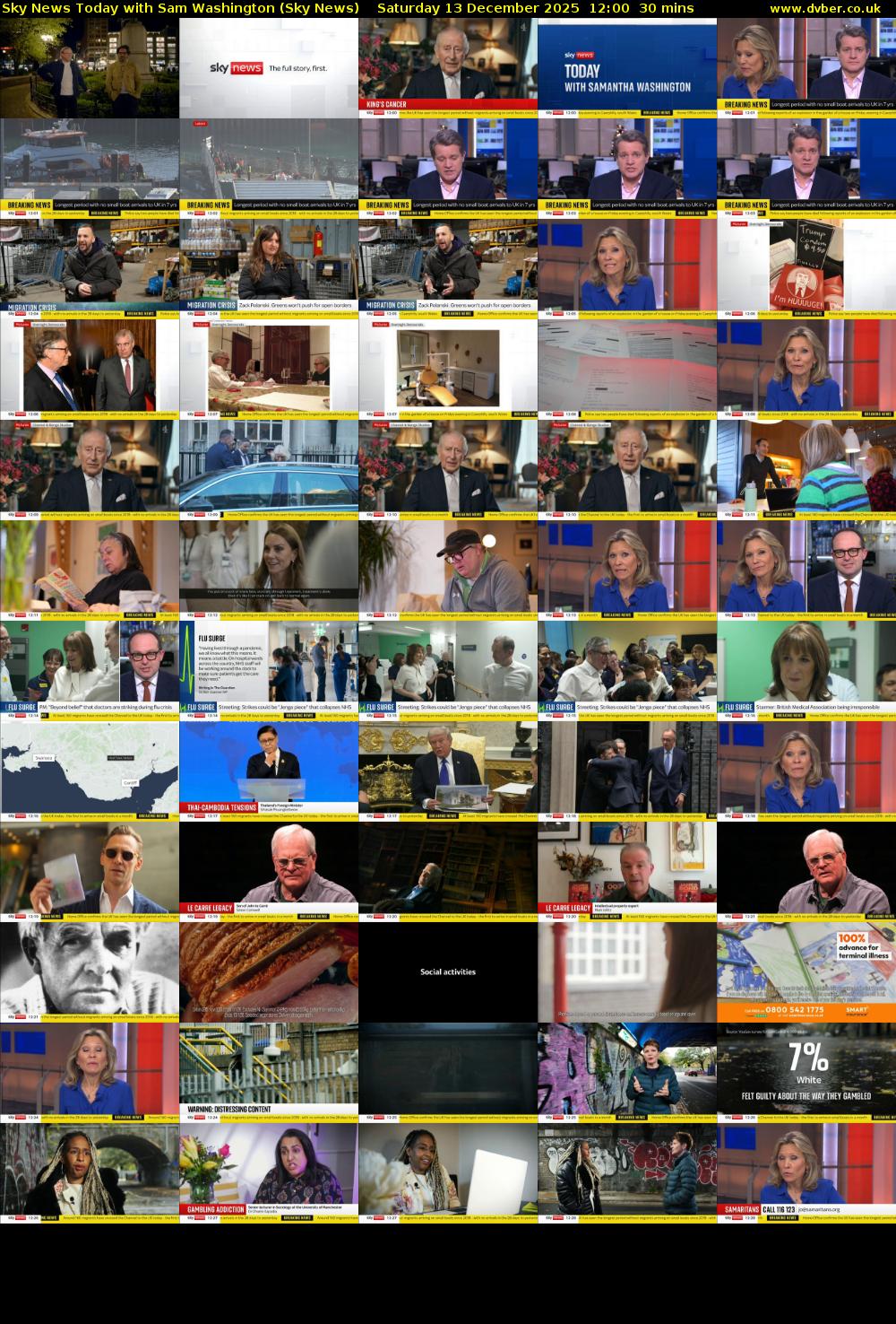 Sky News Today with Sam Washington (Sky News) Saturday 13 December 2025 12:00 - 12:30