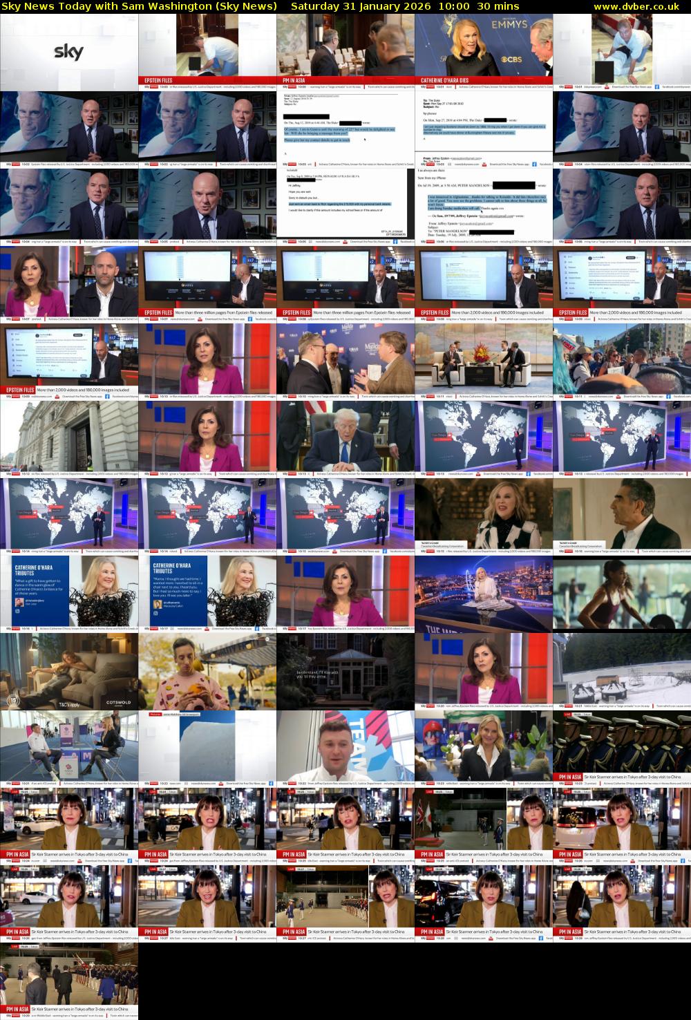 Sky News Today with Sam Washington (Sky News) Saturday 31 January 2026 10:00 - 10:30