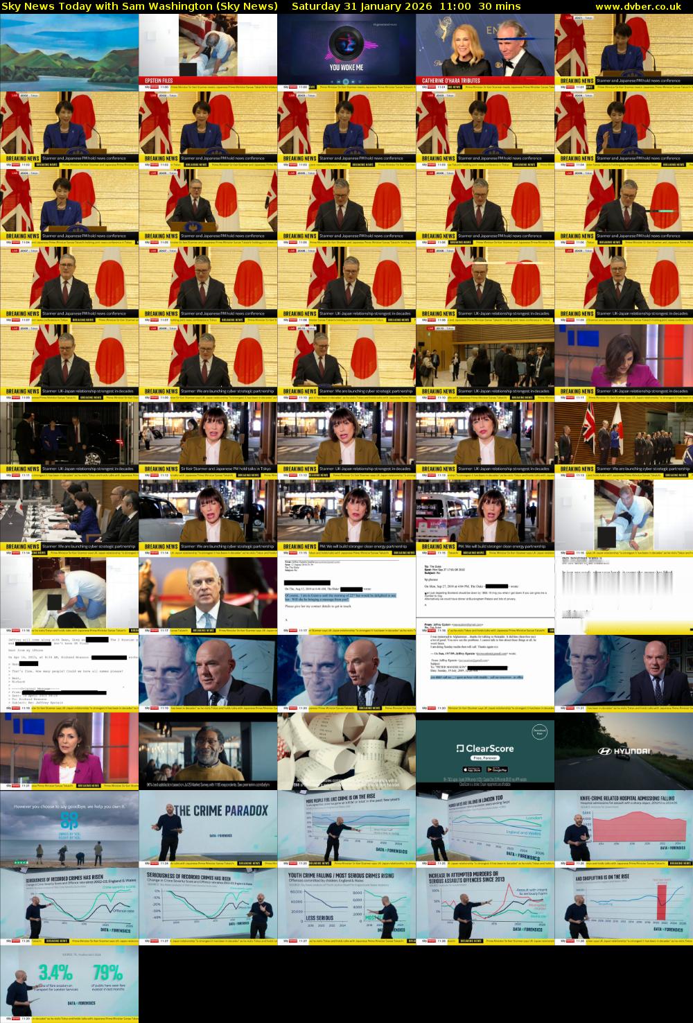 Sky News Today with Sam Washington (Sky News) Saturday 31 January 2026 11:00 - 11:30