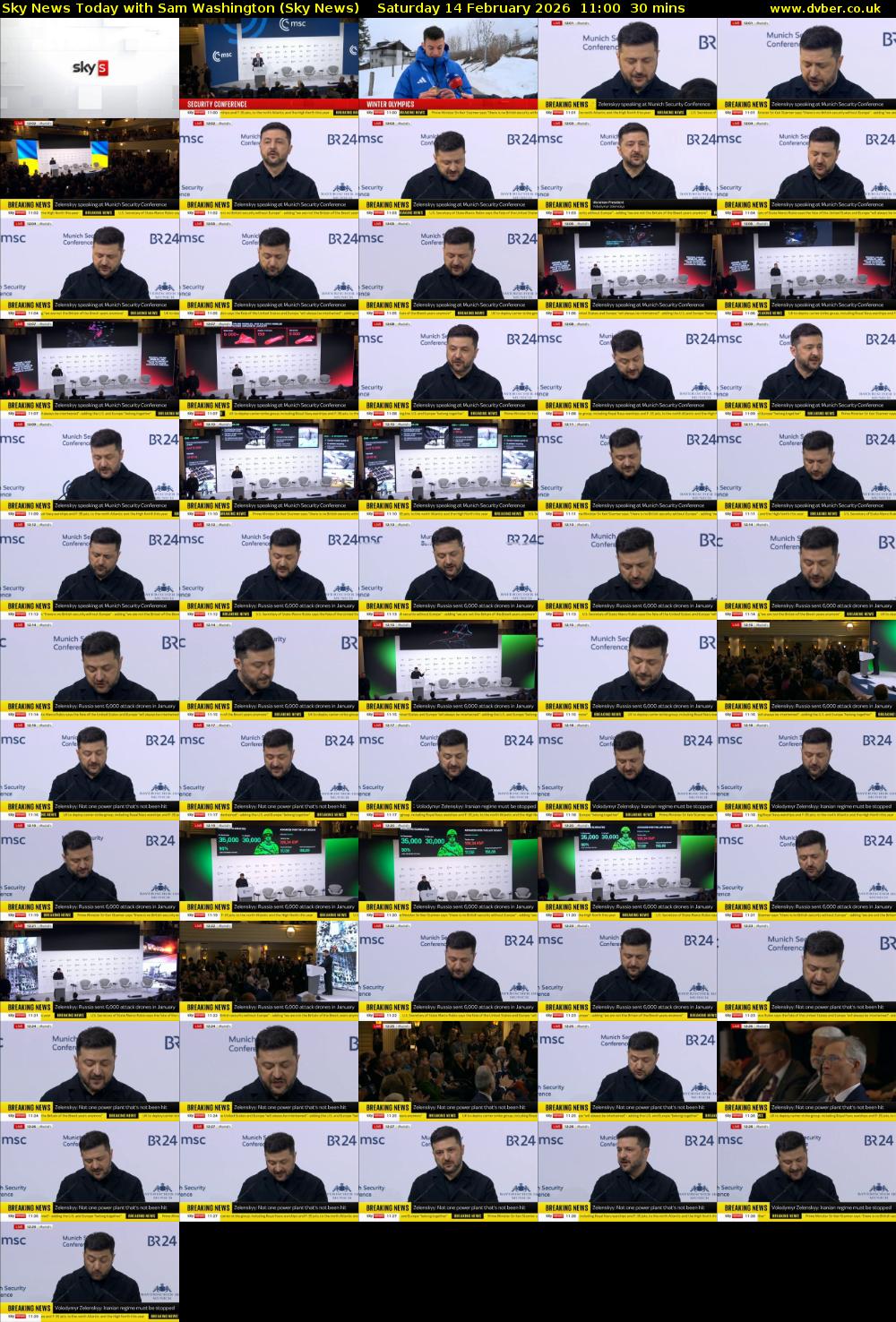 Sky News Today with Sam Washington (Sky News) Saturday 14 February 2026 11:00 - 11:30