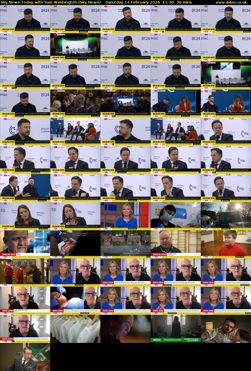 Sky News Today with Sam Washington (Sky News) Saturday 14 February 2026 11:30 - 12:00