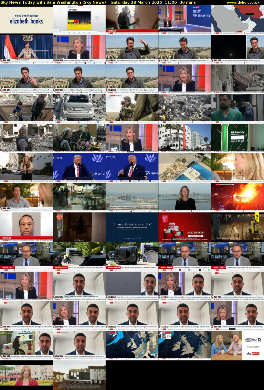 Sky News Today with Sam Washington (Sky News) Saturday 28 March 2026 11:00 - 11:30