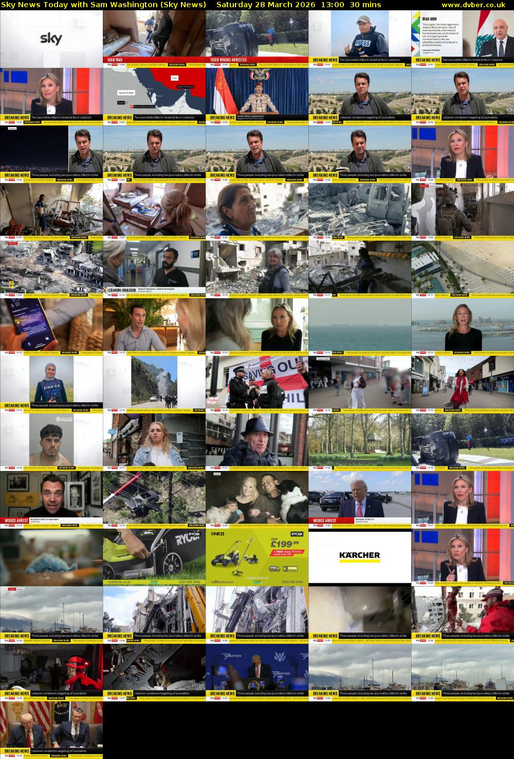 Sky News Today with Sam Washington (Sky News) Saturday 28 March 2026 13:00 - 13:30
