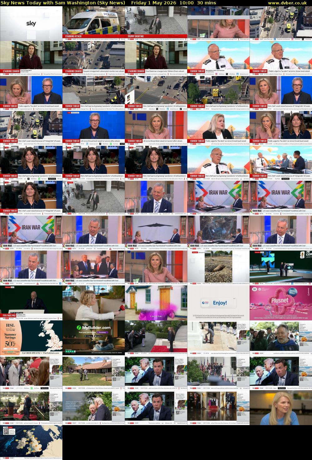 Sky News Today with Sam Washington (Sky News) Friday 1 May 2026 10:00 - 10:30