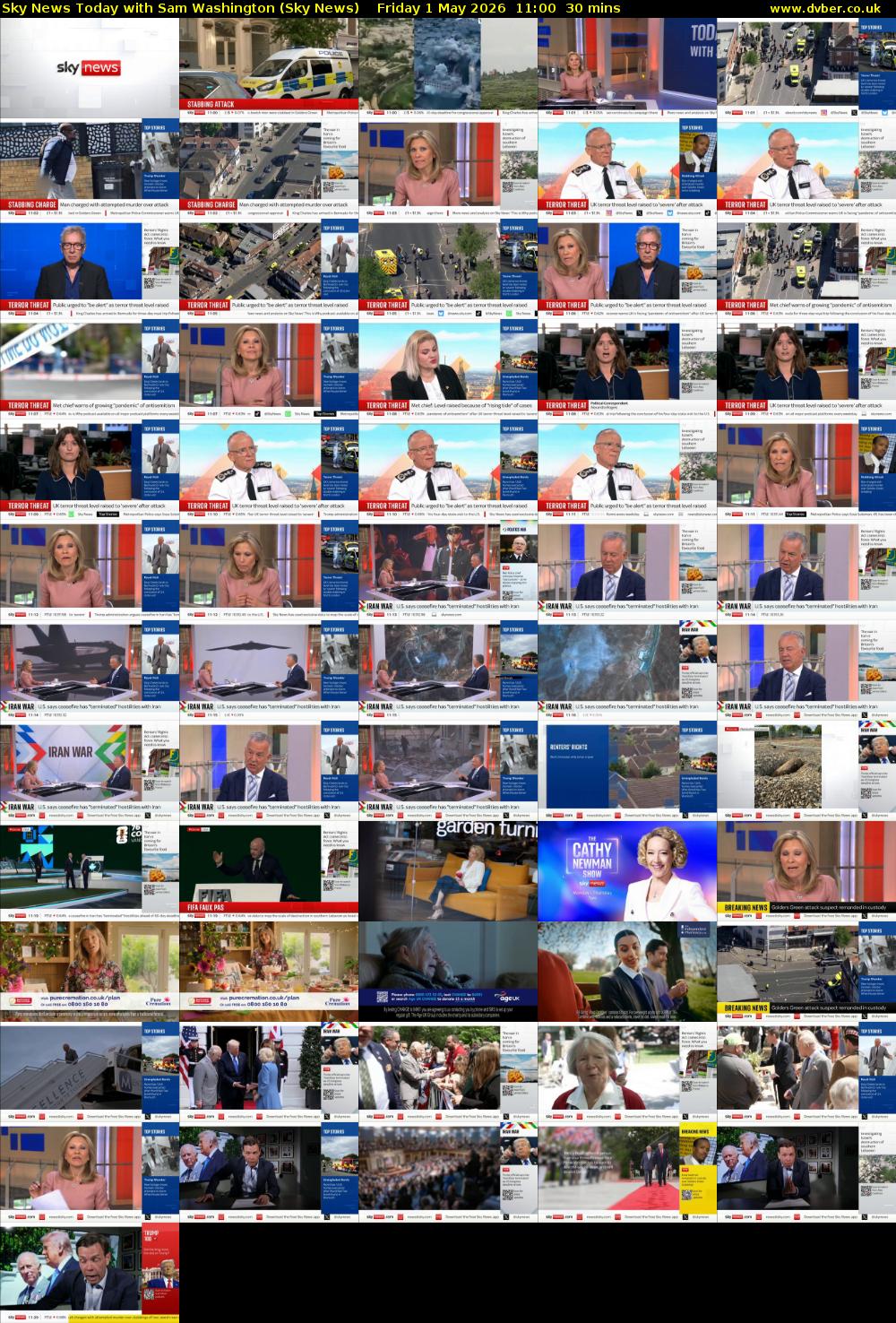Sky News Today with Sam Washington (Sky News) Friday 1 May 2026 11:00 - 11:30
