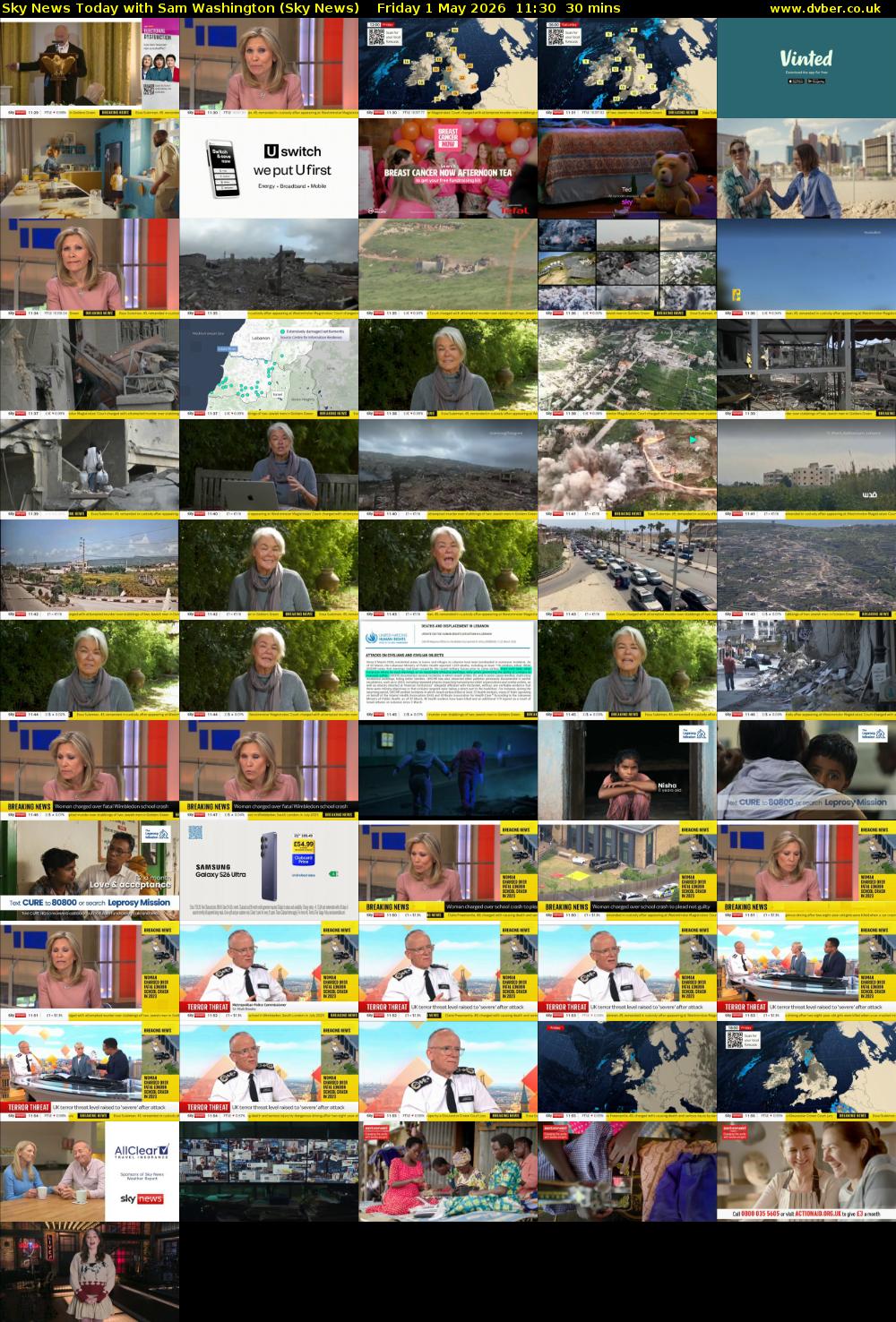 Sky News Today with Sam Washington (Sky News) Friday 1 May 2026 11:30 - 12:00