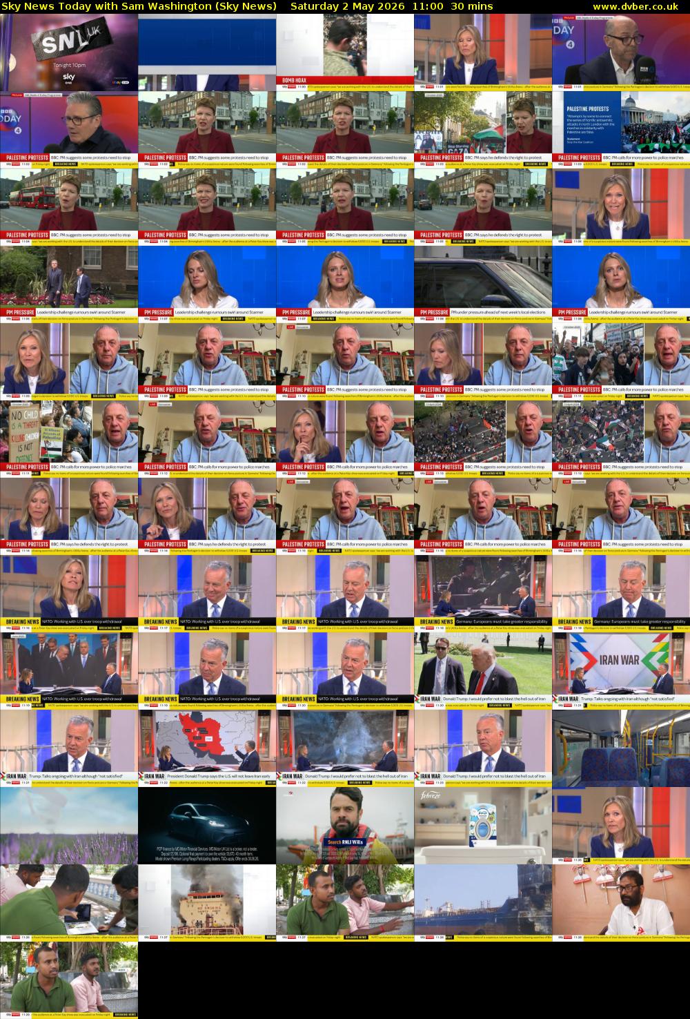 Sky News Today with Sam Washington (Sky News) Saturday 2 May 2026 11:00 - 11:30
