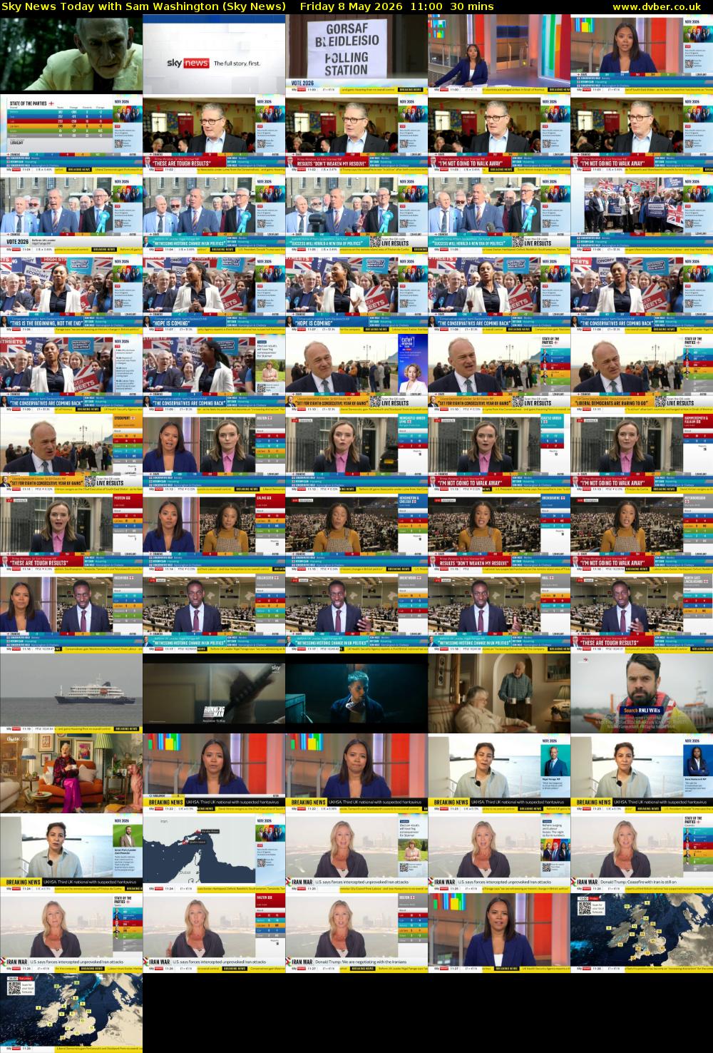 Sky News Today with Sam Washington (Sky News) Friday 8 May 2026 11:00 - 11:30