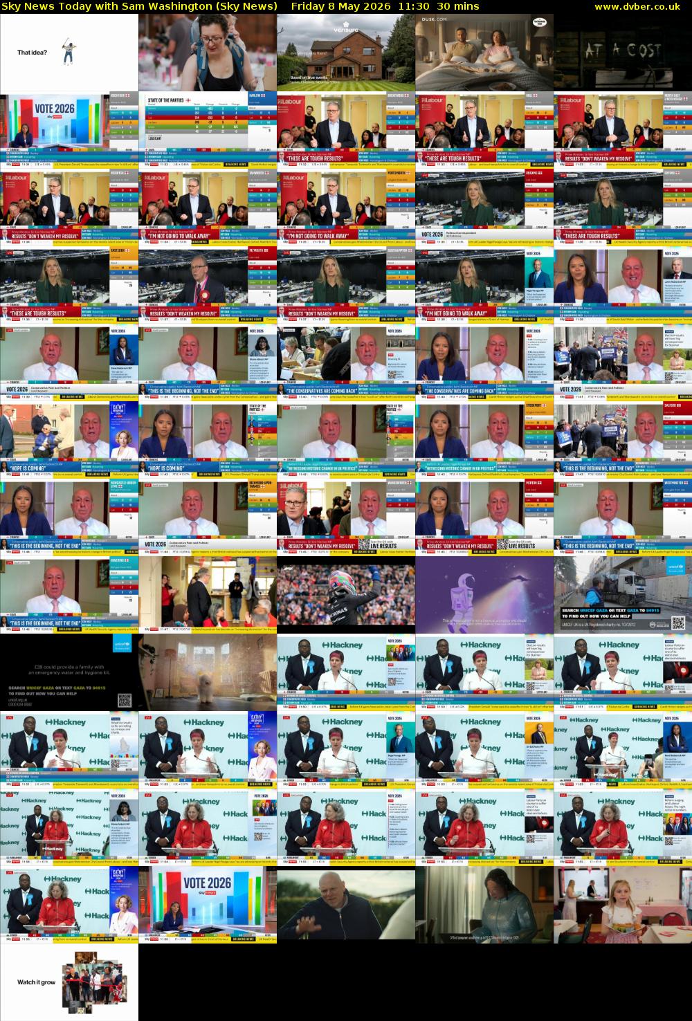 Sky News Today with Sam Washington (Sky News) Friday 8 May 2026 11:30 - 12:00