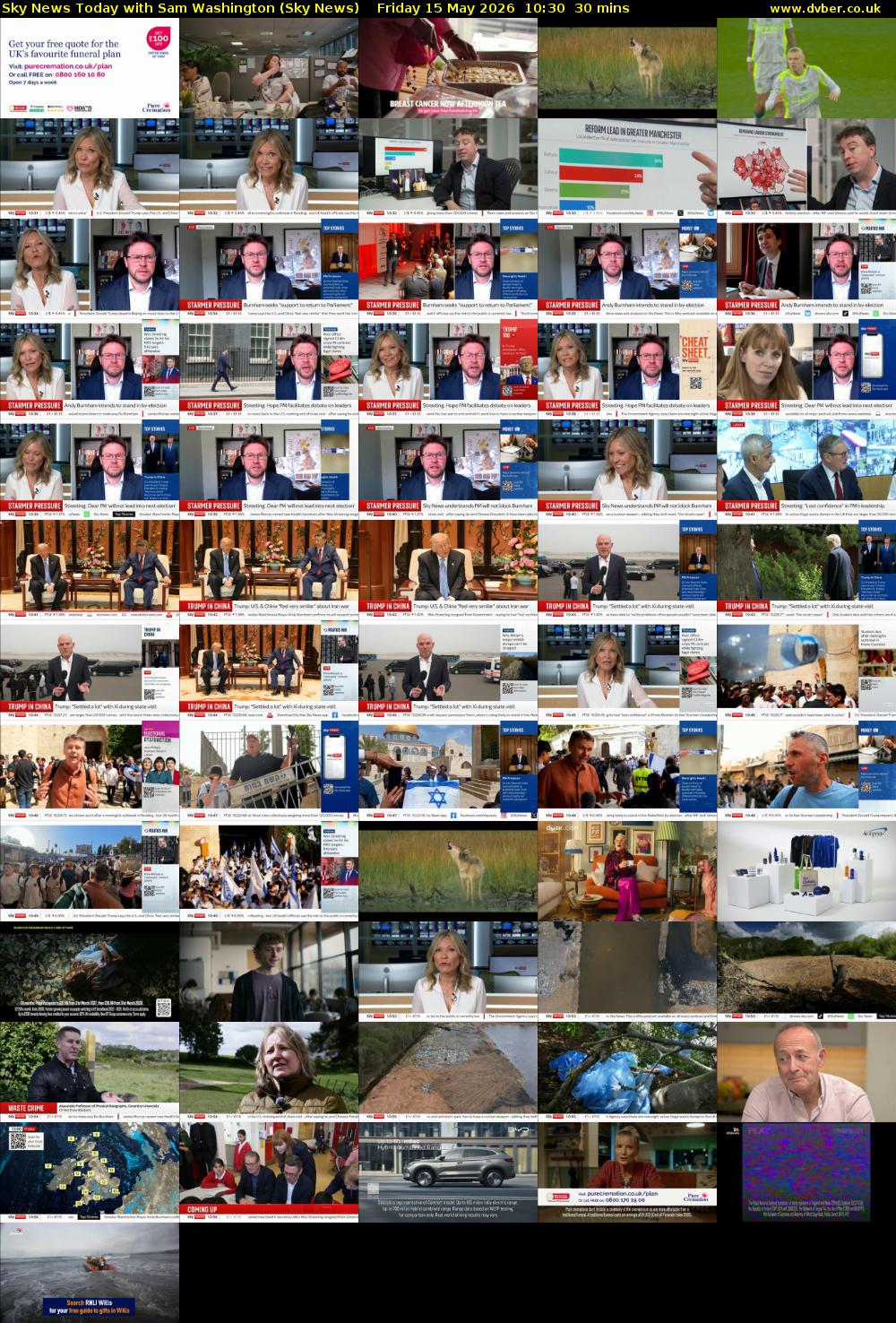 Sky News Today with Sam Washington (Sky News) Friday 15 May 2026 10:30 - 11:00