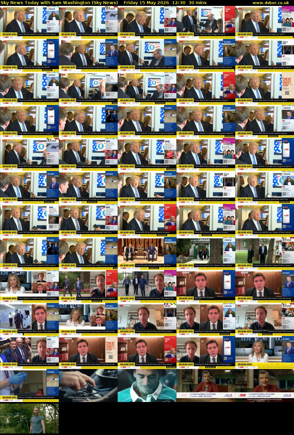 Sky News Today with Sam Washington (Sky News) Friday 15 May 2026 12:30 - 13:00