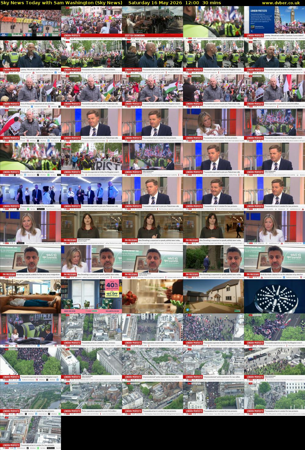 Sky News Today with Sam Washington (Sky News) Saturday 16 May 2026 12:00 - 12:30