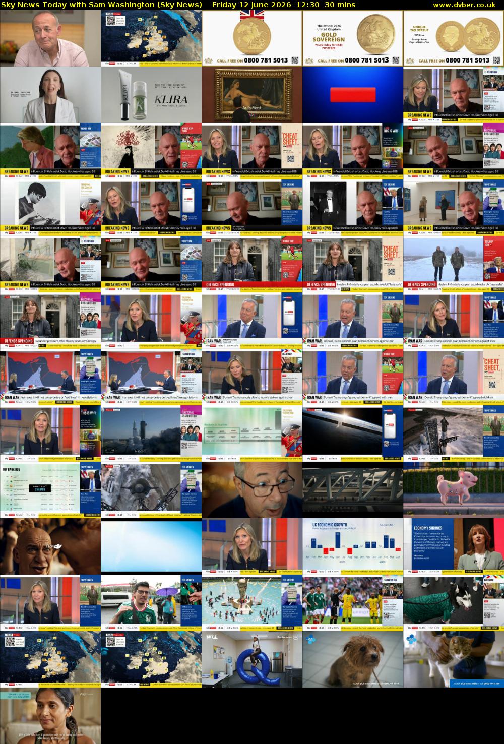 Sky News Today with Sam Washington (Sky News) Friday 12 June 2026 12:30 - 13:00