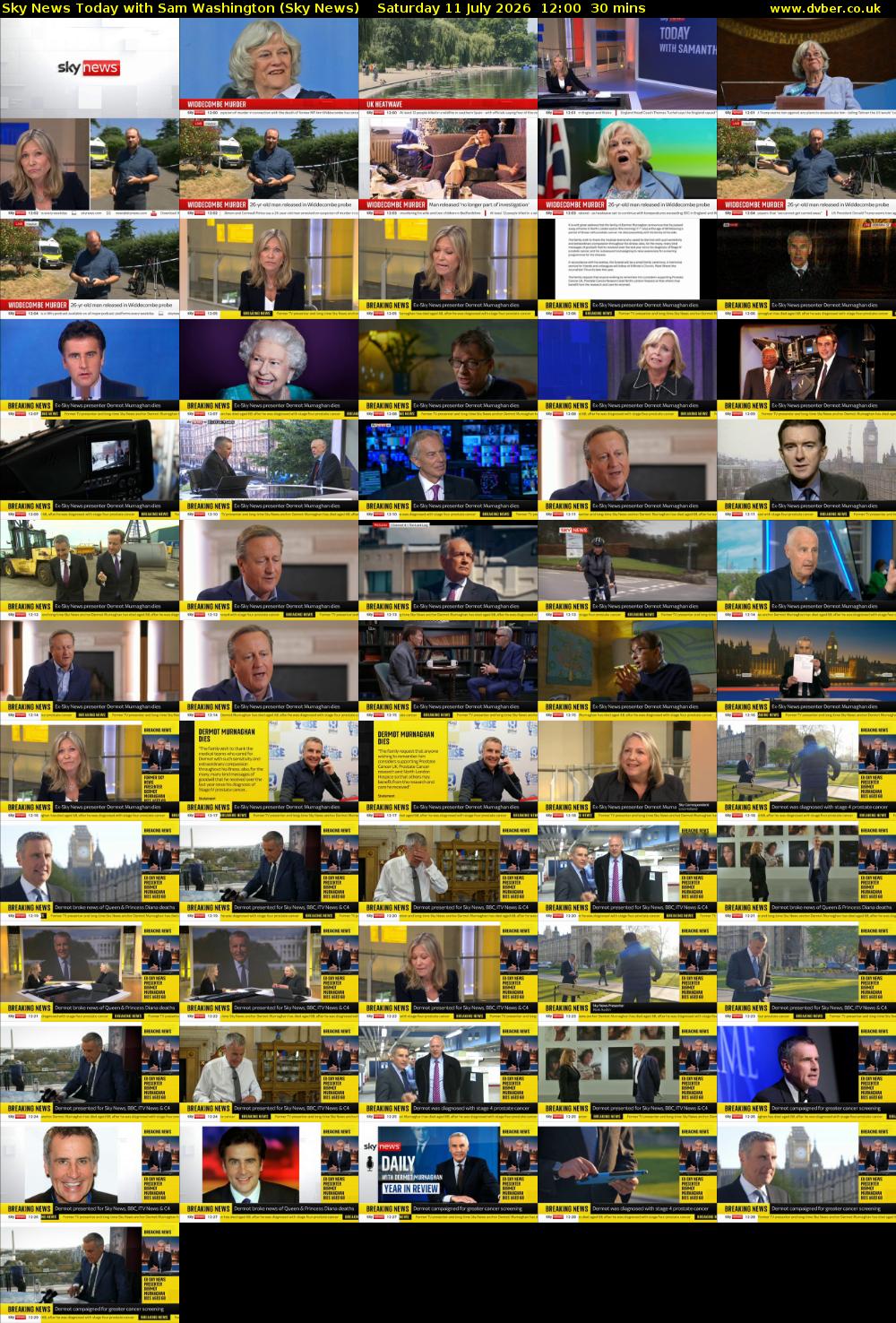 Sky News Today with Sam Washington (Sky News) Saturday 11 July 2026 12:00 - 12:30
