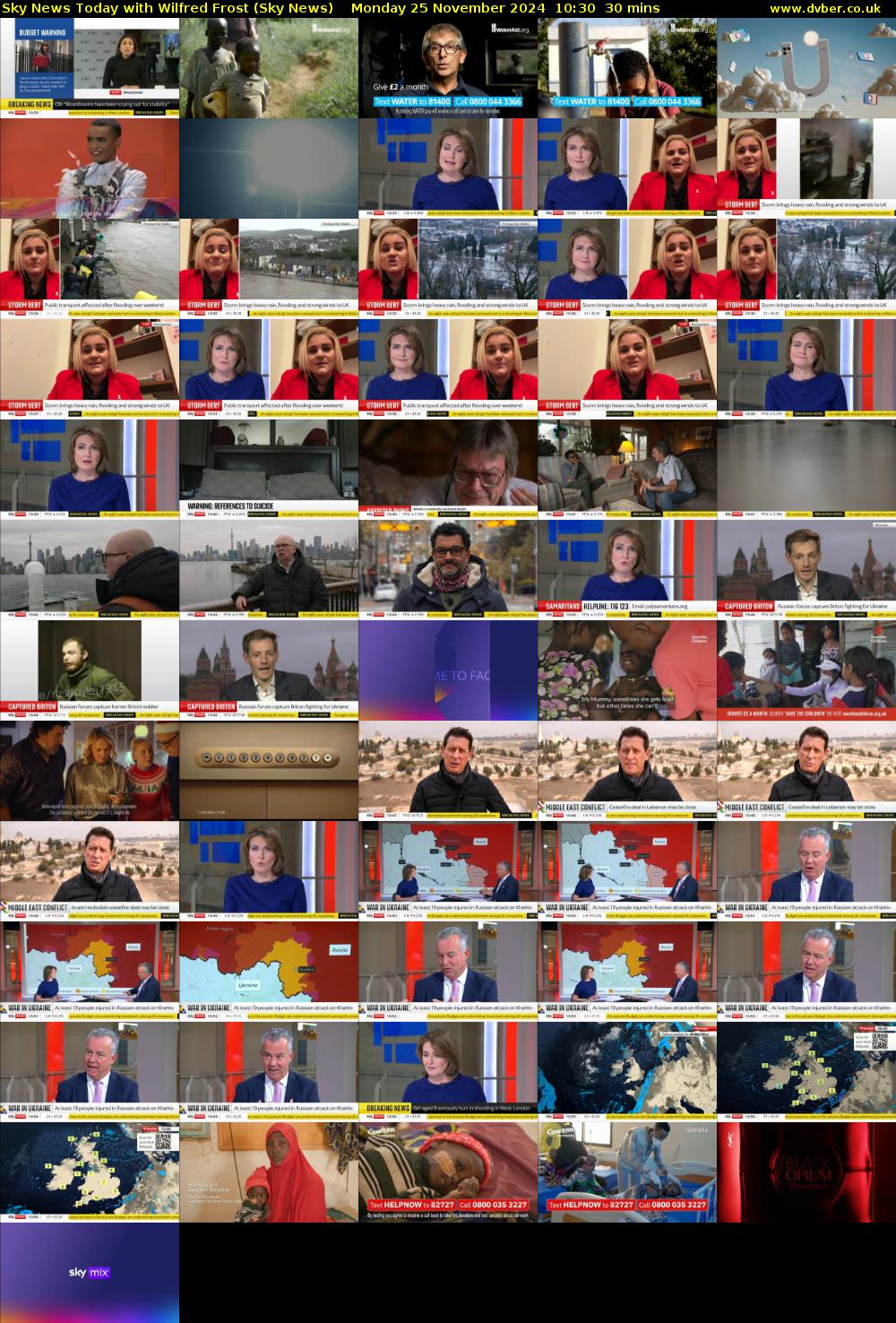 Sky News Today with Wilfred Frost (Sky News) Monday 25 November 2024 10:30 - 11:00