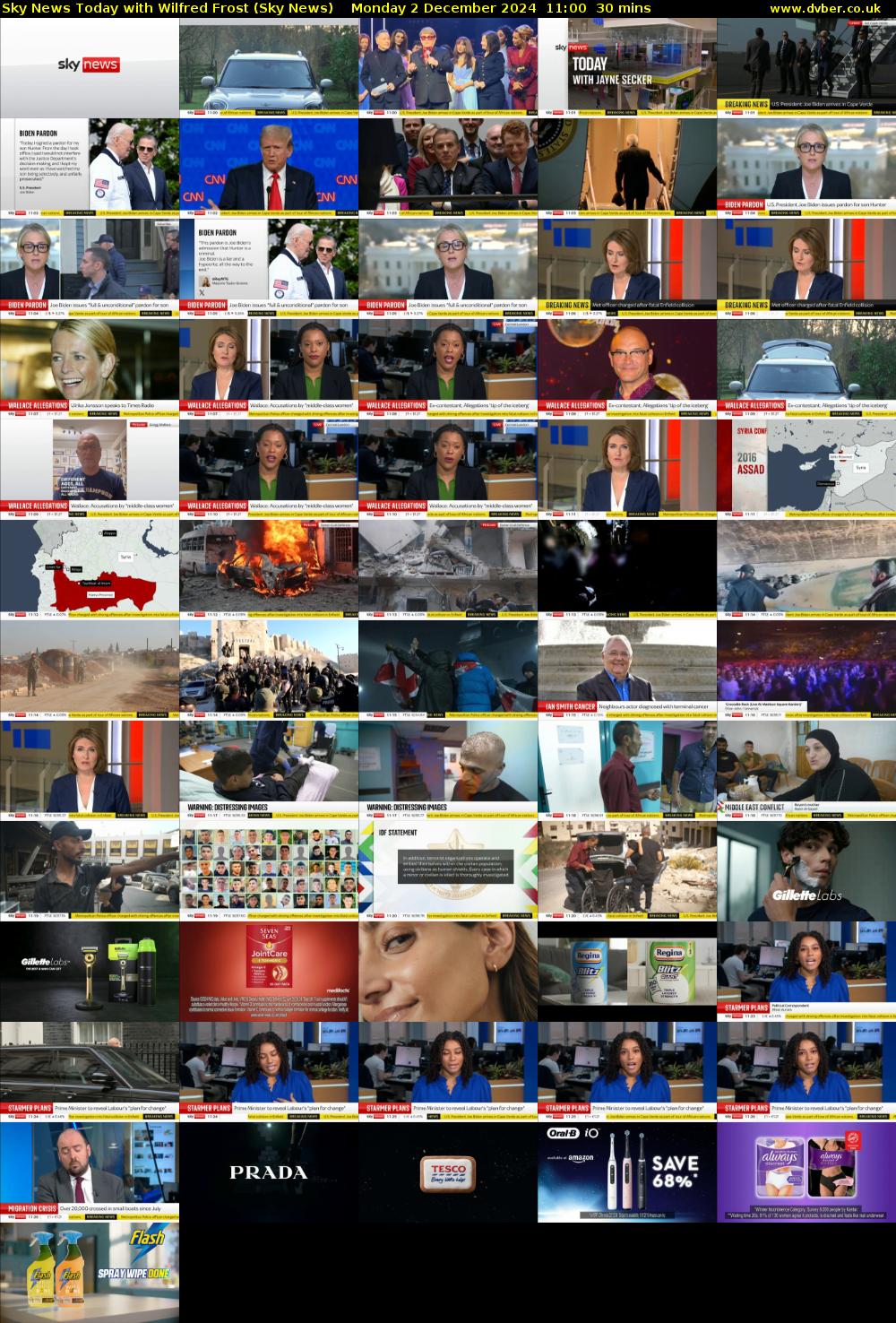 Sky News Today with Wilfred Frost (Sky News) Monday 2 December 2024 11:00 - 11:30