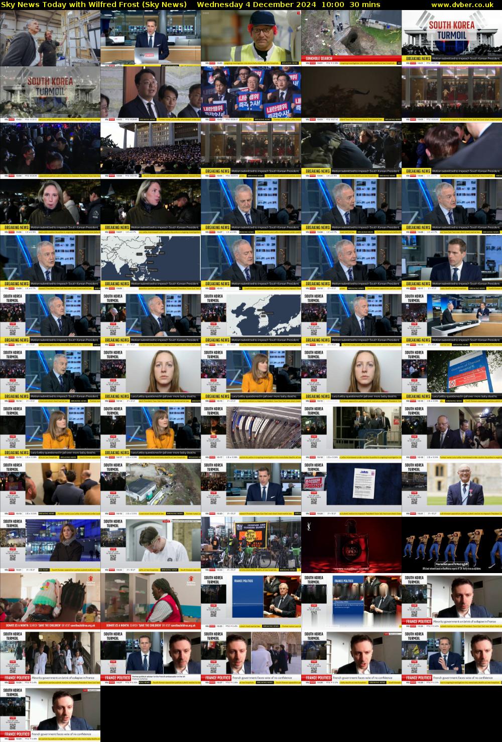 Sky News Today with Wilfred Frost (Sky News) Wednesday 4 December 2024 10:00 - 10:30