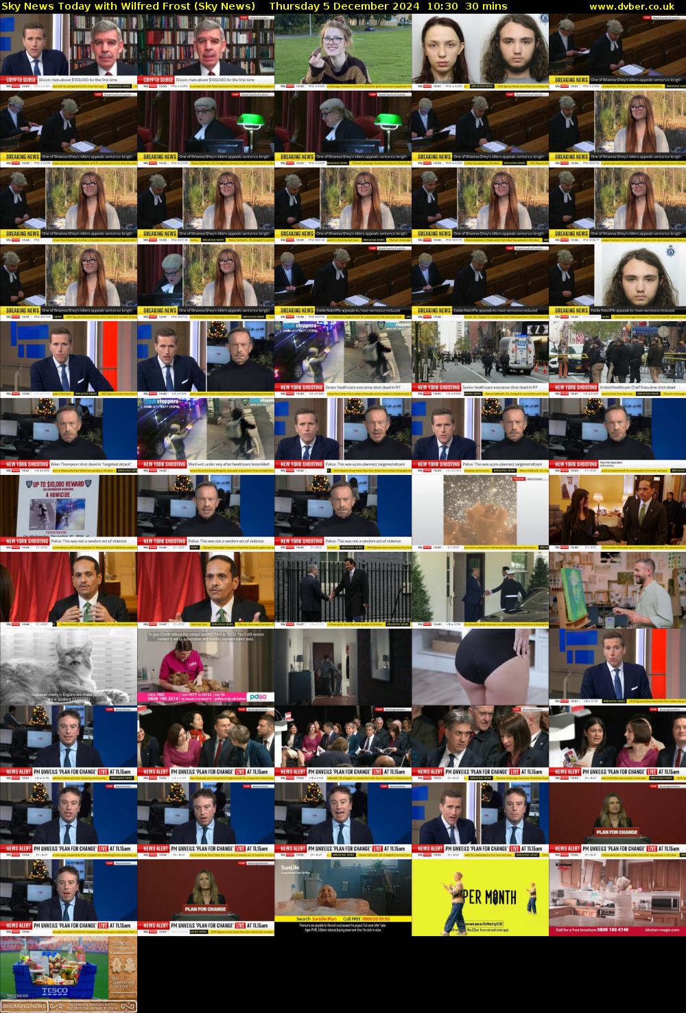 Sky News Today with Wilfred Frost (Sky News) Thursday 5 December 2024 10:30 - 11:00