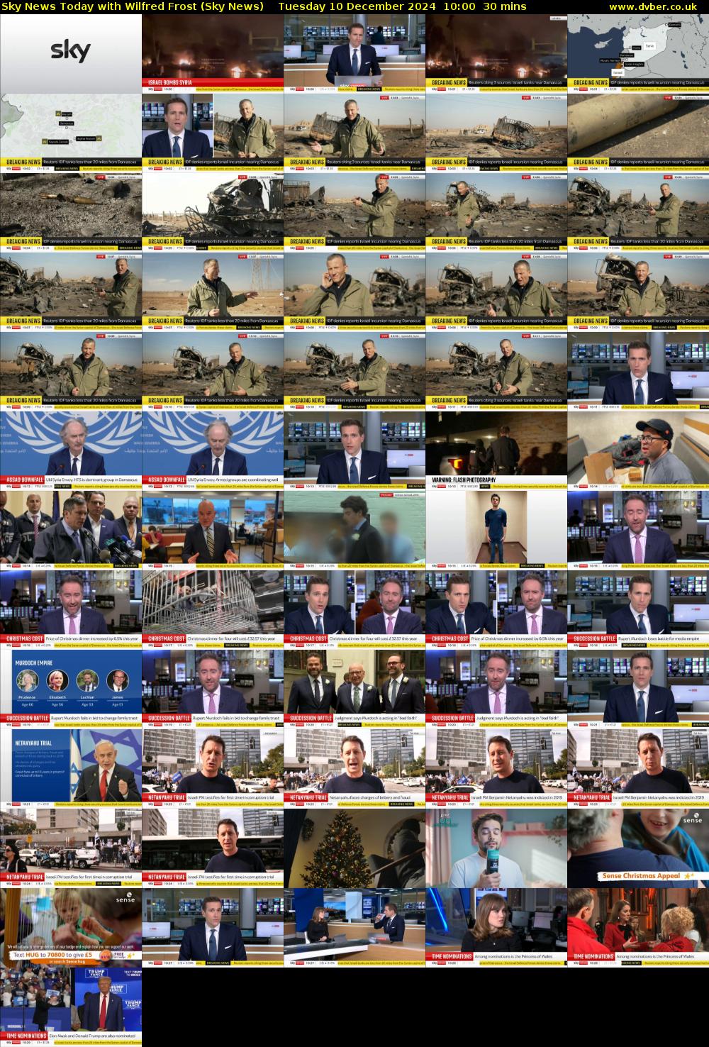 Sky News Today with Wilfred Frost (Sky News) Tuesday 10 December 2024 10:00 - 10:30