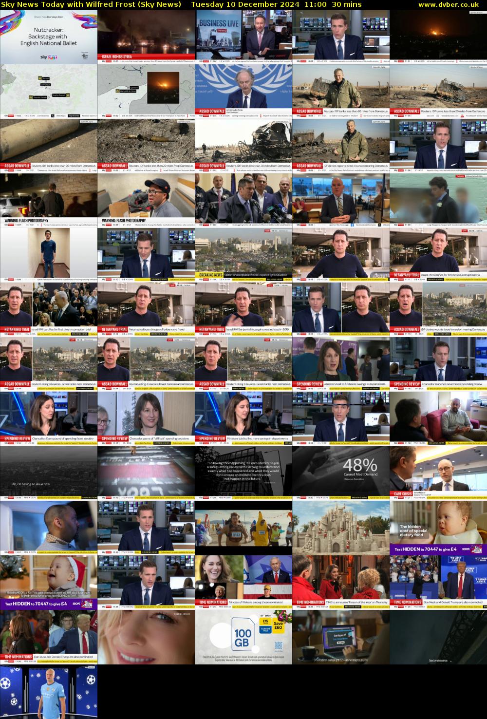Sky News Today with Wilfred Frost (Sky News) Tuesday 10 December 2024 11:00 - 11:30