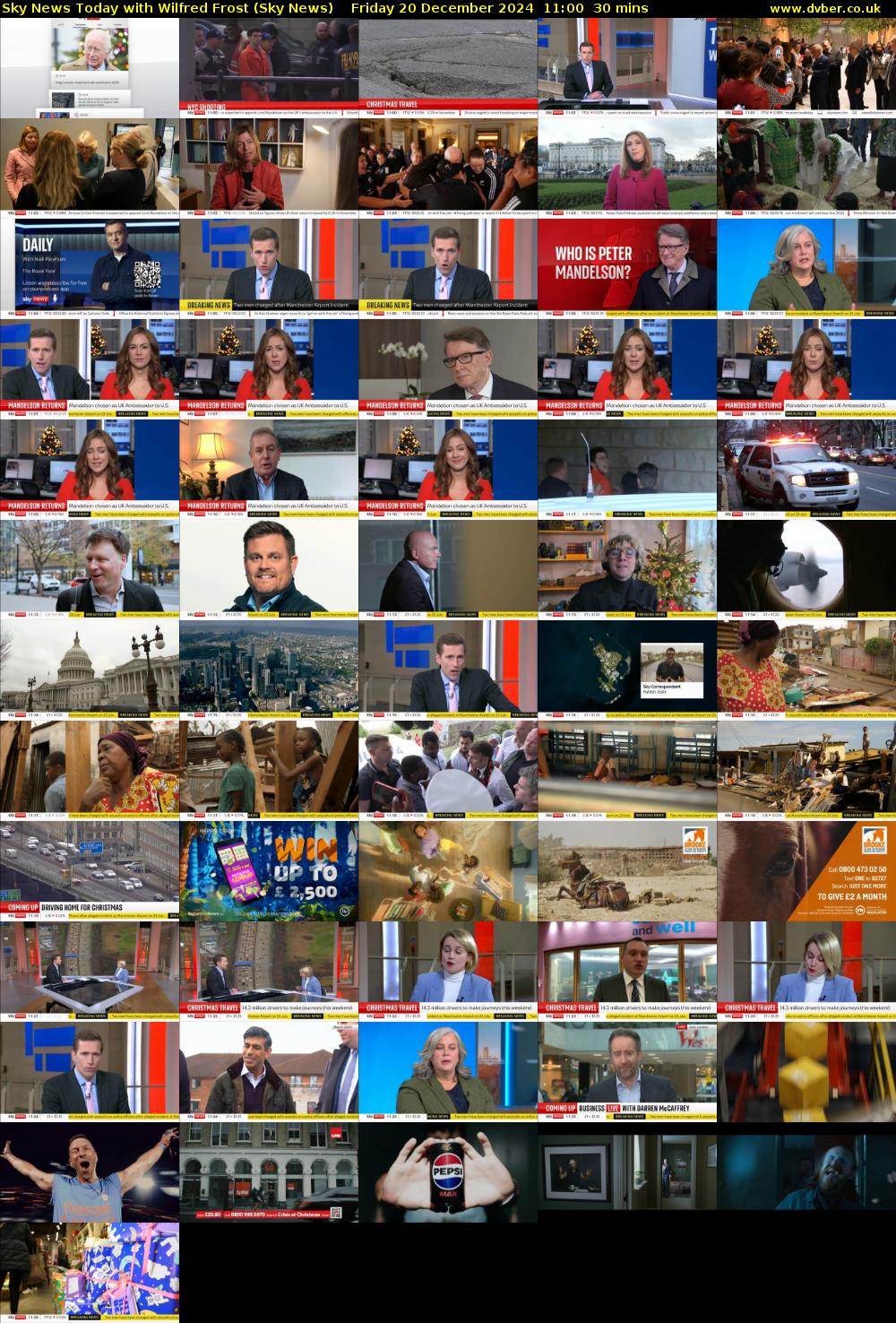 Sky News Today with Wilfred Frost (Sky News) Friday 20 December 2024 11:00 - 11:30