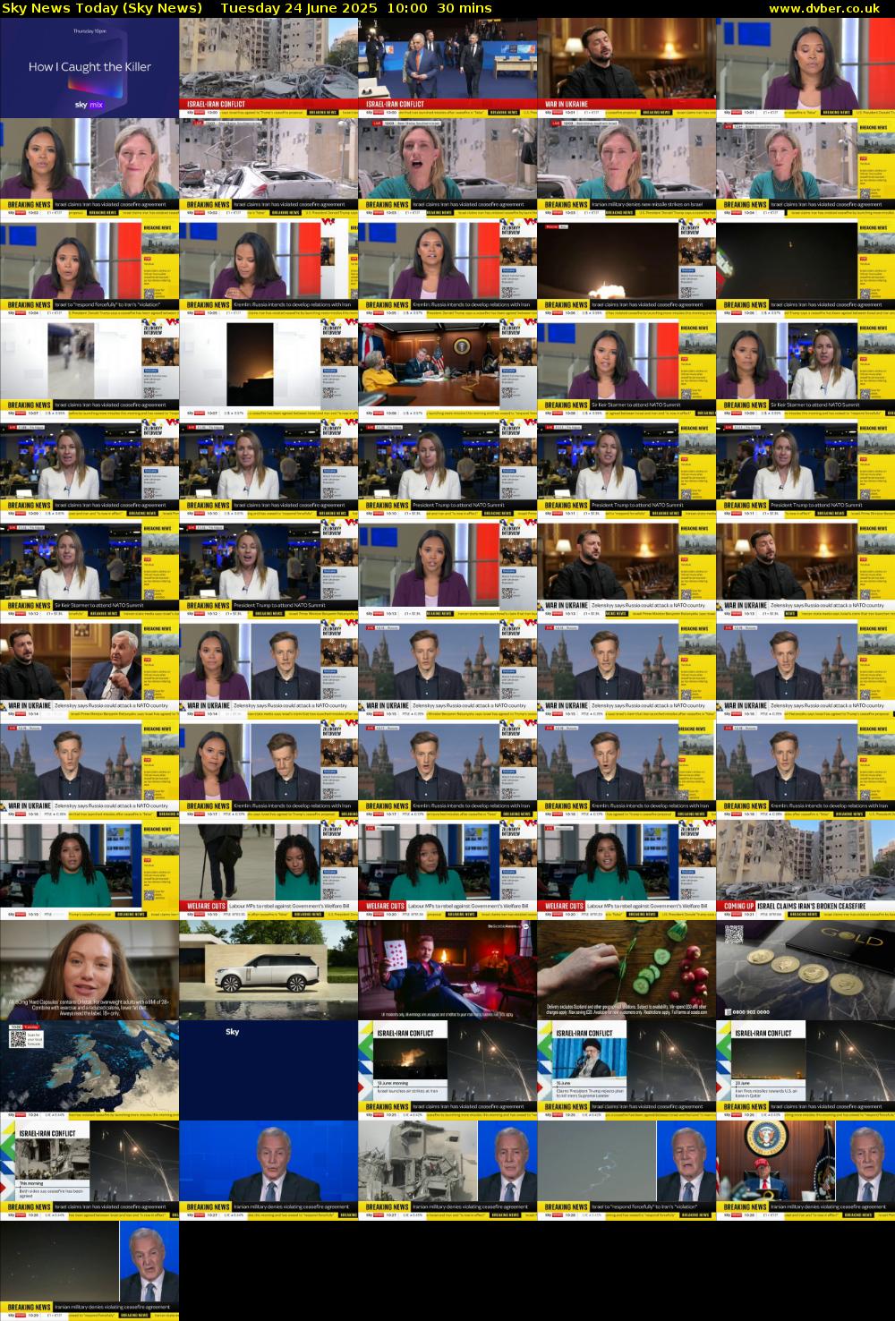 Sky News Today (Sky News) Tuesday 24 June 2025 10:00 - 10:30