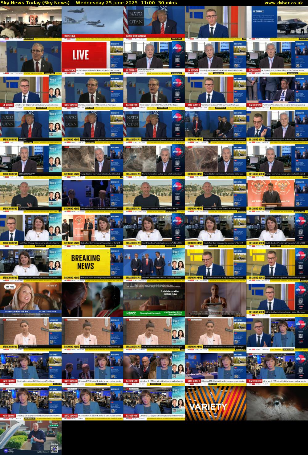 Sky News Today (Sky News) Wednesday 25 June 2025 11:00 - 11:30